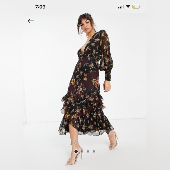 Asos Midi Dress - Picture 4 of 7